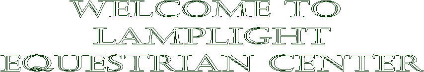 Welcome to Lamplight Equestrian Center